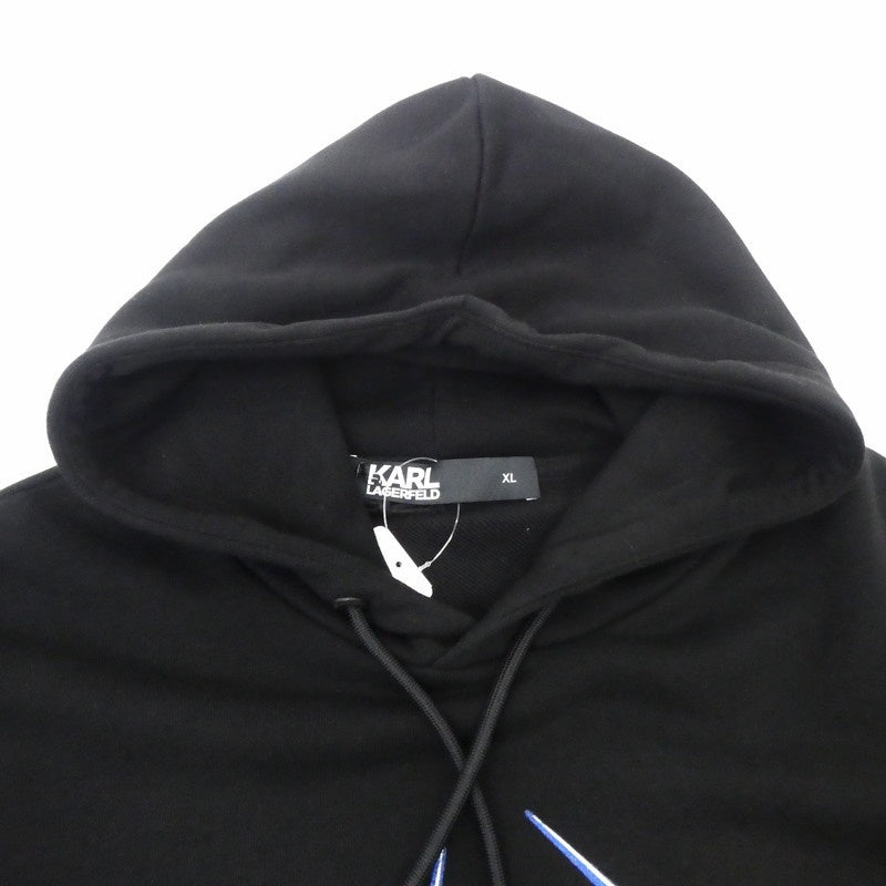 【中古】KARL LAGERFELD | カールラガーフェルド パーカー 705082-531900 ブラック サイズ：XL