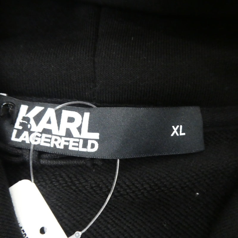 【中古】KARL LAGERFELD | カールラガーフェルド パーカー 705082-531900 ブラック サイズ：XL