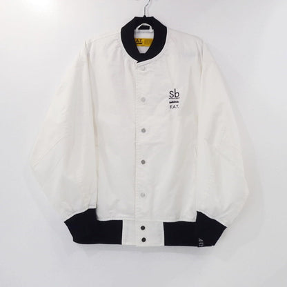 【中古】FAT | エフエーティー BALLAWARD JACKET スタジャン F32310-JK06 ホワイト サイズ：M