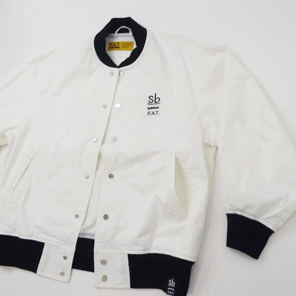 【中古】FAT | エフエーティー BALLAWARD JACKET スタジャン F32310-JK06 ホワイト サイズ：M