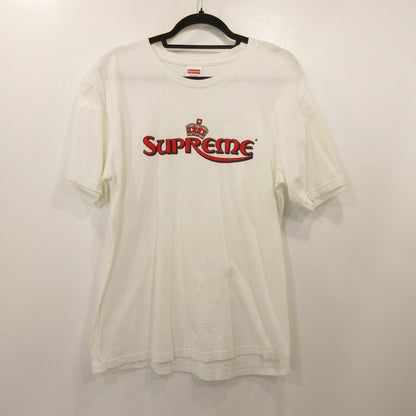 Used] Supreme | Crown Tee Short-Sleeved T-shirt White Size: M