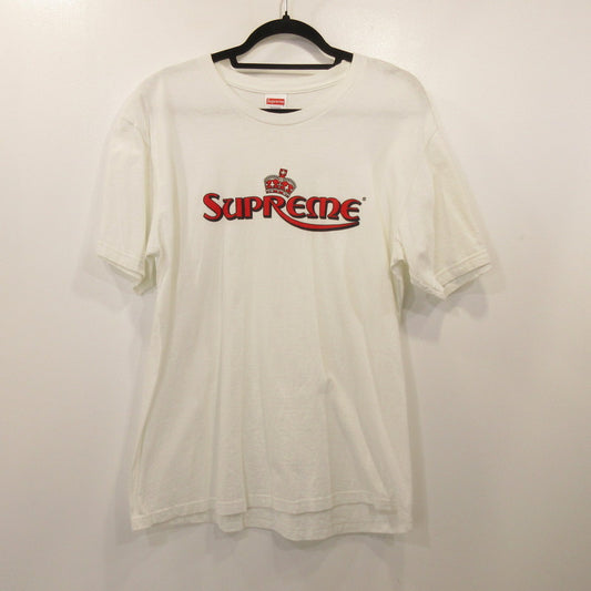 【中古】Supreme | シュプリーム Crown Tee 半袖Ｔシャツ ホワイト サイズ：M