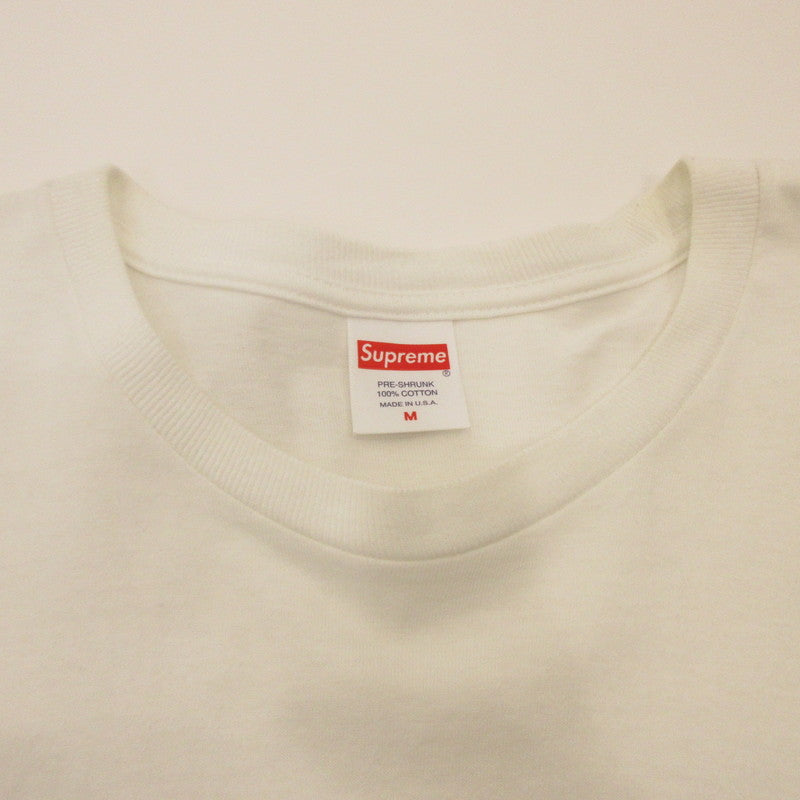 Used] Supreme | Crown Tee Short-Sleeved T-shirt White Size: M