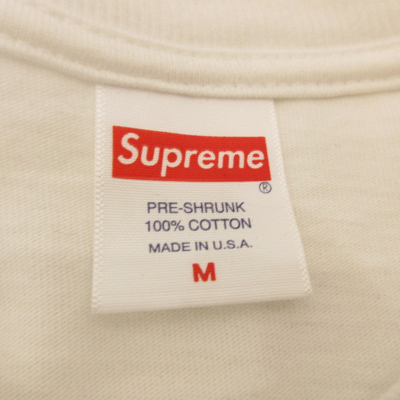 Used] Supreme | Crown Tee Short-Sleeved T-shirt White Size: M