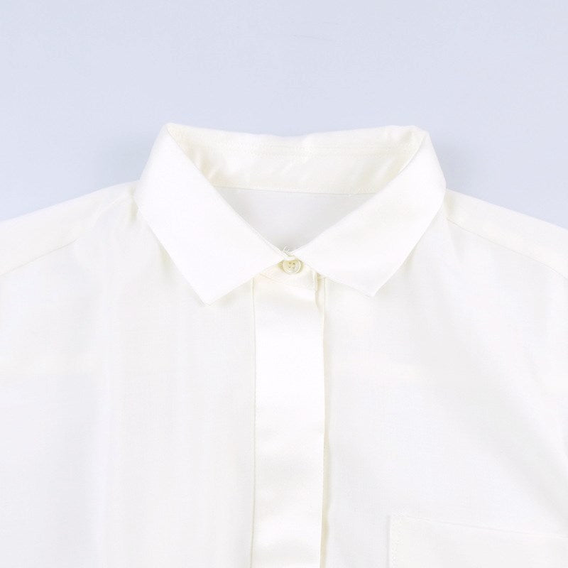 【中古】Sacai | サカイ プリーツスカートドッキング ワンピース 22-06036 ホワイト サイズ：2