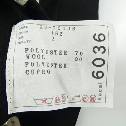 【中古】Sacai | サカイ プリーツスカートドッキング ワンピース 22-06036 ホワイト サイズ：2