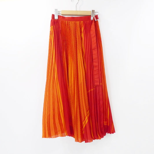 【中古】Sacai | サカイ Plaid Scarf Skirt スカート 22-06100