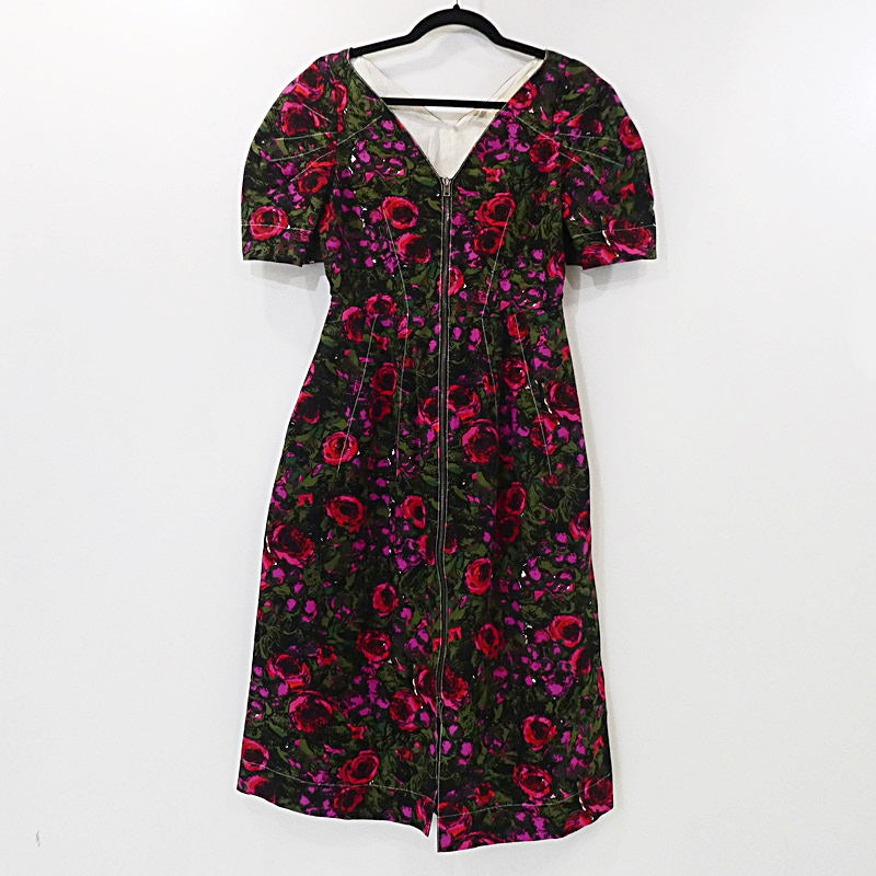 【中古】MARNI | マルニ フラワープリントジップ ワンピース ABMA0418U0 サイズ：36