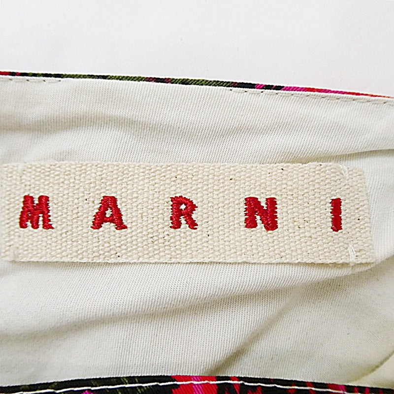 【中古】MARNI | マルニ フラワープリントジップ ワンピース ABMA0418U0 サイズ：36