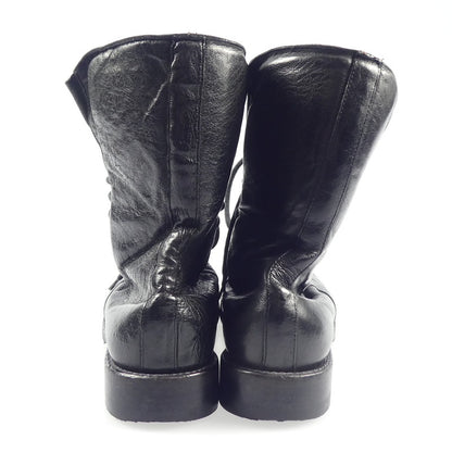 【中古】Barneys New York | バーニーズニューヨーク レースアップブーツ ブーツ 6639 ブラック