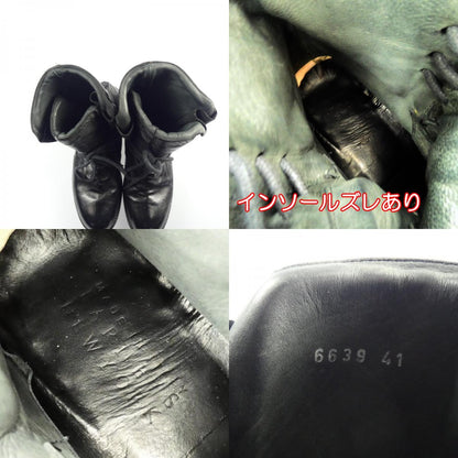 【中古】Barneys New York | バーニーズニューヨーク レースアップブーツ ブーツ 6639 ブラック