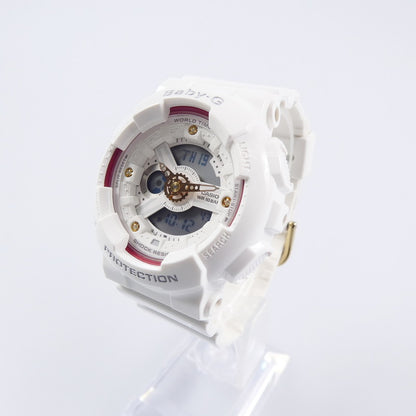 【中古】Baby-G | ベイビージー 腕時計 BA-110DDR-7AJF ホワイト