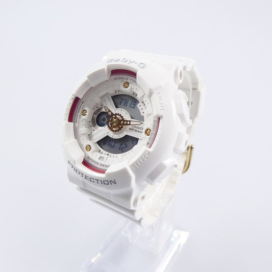 【中古】Baby-G | ベイビージー 腕時計 BA-110DDR-7AJF ホワイト