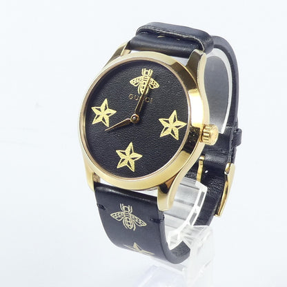 【中古】GUCCI | グッチ Gタイムレス ビー 腕時計 YA1264055 ブラック