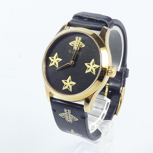 【中古】GUCCI | グッチ Gタイムレス ビー 腕時計 YA1264055 ブラック