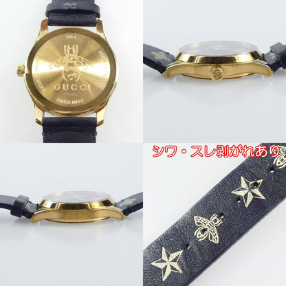 【中古】GUCCI | グッチ Gタイムレス ビー 腕時計 YA1264055 ブラック