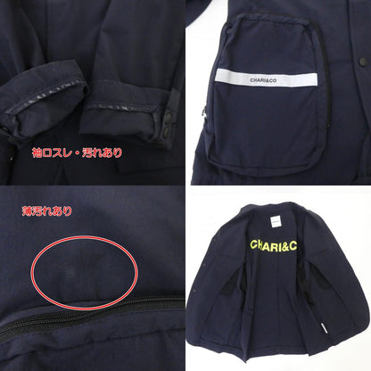 【中古】CHARI&CO | チャリアンドコー OFF THE OFFICE JKT ナイロンジャケット ネイビー サイズ：M