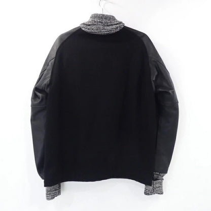 【中古】SKOOKUM | スクーカム Award Jacket スタジャン ブラック サイズ：36