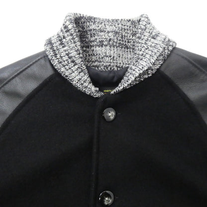【中古】SKOOKUM | スクーカム Award Jacket スタジャン ブラック サイズ：36