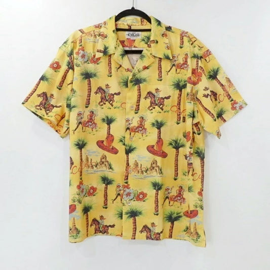 【中古】CALEE | キャリー ALLOVER WESTERN PATTERN SS SHIRT その他トップス CL-20SS071 年式:2020S/S サイズ：M