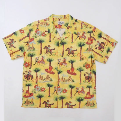 【中古】CALEE | キャリー ALLOVER WESTERN PATTERN SS SHIRT その他トップス CL-20SS071 年式:2020S/S サイズ：M