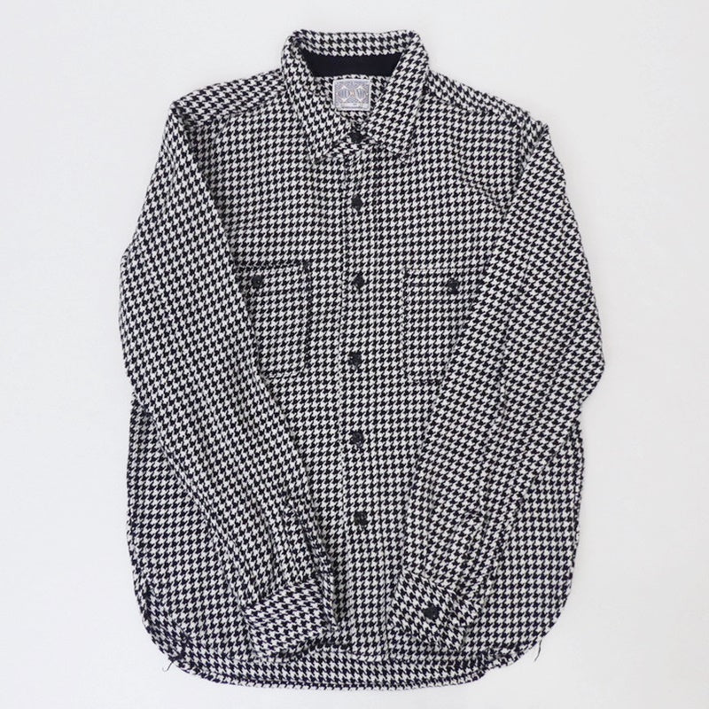 【中古】JOE McCOY | ジョーマッコイ HOUNDSTOOTH WORK SHIRT 長袖シャツ Lot.945