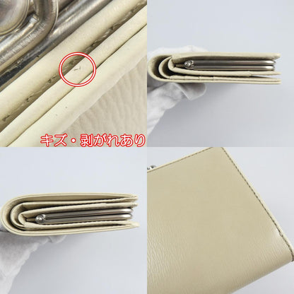 【中古】agnes b. | アニエスベー 二つ折り財布 EW04B-02 ベージュ