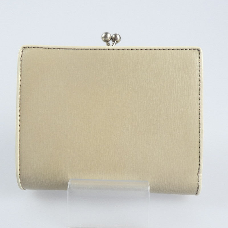 【中古】agnes b. | アニエスベー 二つ折り財布 EW04B-02 ベージュ