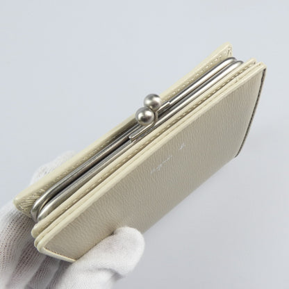 【中古】agnes b. | アニエスベー 二つ折り財布 EW04B-02 ベージュ