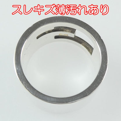 【中古】GUCCI | グッチ カットアウトGワイド リング・指輪