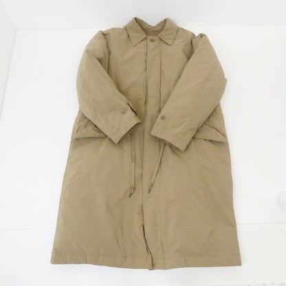 【中古】BEAMS | ビームス 小松マテーレアライドダウンコート ダウンジャケット 51-19-0306-147 ベージュ サイズ：S