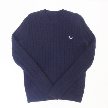 【中古】MAISON KITSUNE | メゾンキツネ ニット JM00535KT1070 ネイビー