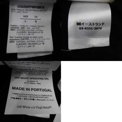 【中古】OFF-WHITE | オフホワイト BLURRED CARAVAGGIO S/S OVER TEE 半袖Ｔシャツ OMAA027F20FAB018 ブラック サイズ：L