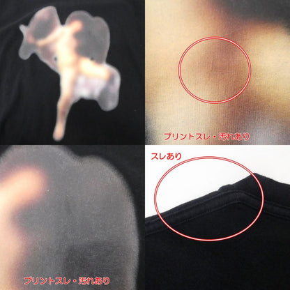 【中古】OFF-WHITE | オフホワイト BLURRED CARAVAGGIO S/S OVER TEE 半袖Ｔシャツ OMAA027F20FAB018 ブラック サイズ：L