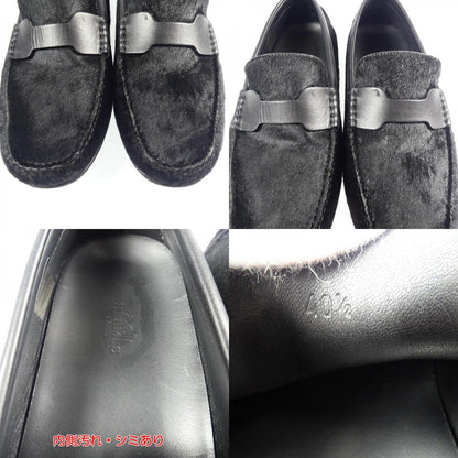 【中古】HERMES | エルメス ローファー ブラック 26.5cm