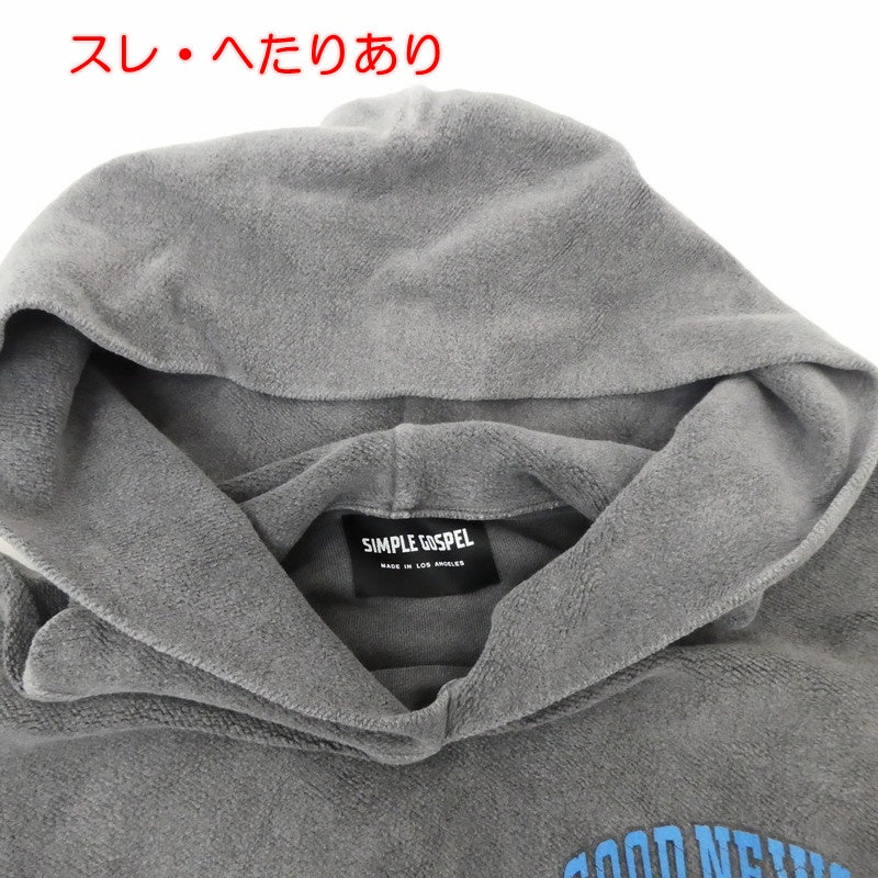 【中古】 GOOD NEWS HOODIE パーカー グレー サイズ：M