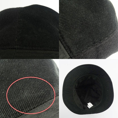 【中古】Paul Smith | ポール・スミス コーデュロイカラーブロッキング ハット 220304 960bv ブラック