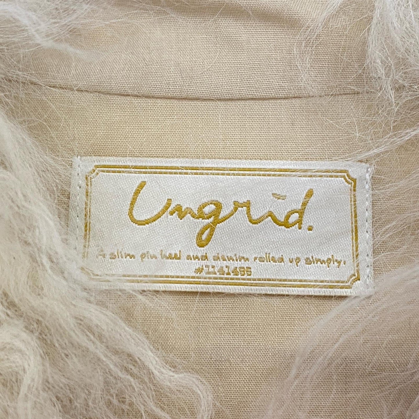 Ungrid | アングリッド チベットファーベスト ベスト 111330118401 ｻｲｽﾞ:F アイボリー【姫路東店】