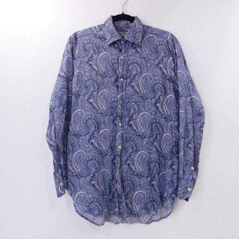 【中古】ETRO | エトロ ペイズリー柄 長袖シャツ 111-12914-4087 サイズ：M