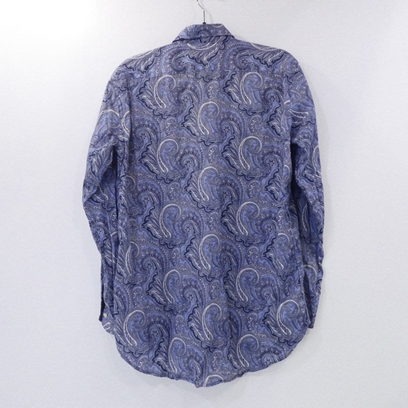 【中古】ETRO | エトロ ペイズリー柄 長袖シャツ 111-12914-4087 サイズ：M