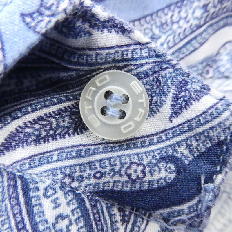 【中古】ETRO | エトロ ペイズリー柄 長袖シャツ 111-12914-4087 サイズ：M