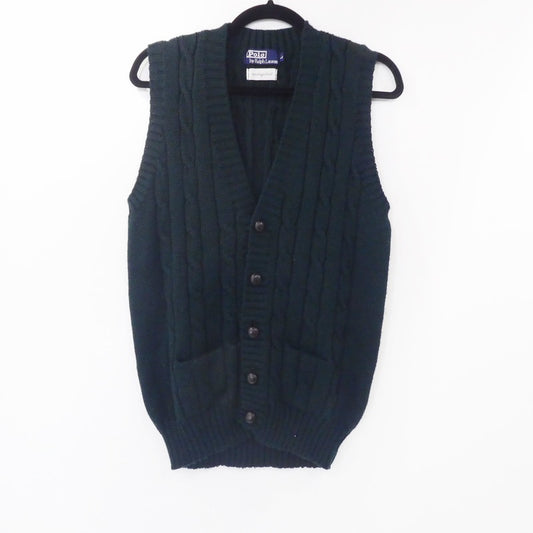 【中古】POLO RALPH LAUREN | ポロ・ラルフローレン ベスト グリーン サイズ：L