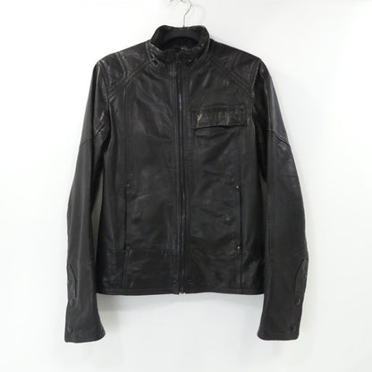 【中古】G-STAR | ジースター MFD LEATHER JKT レザー 82568 4557 ブラック サイズ：XS