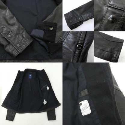【中古】G-STAR | ジースター MFD LEATHER JKT レザー 82568 4557 ブラック サイズ：XS