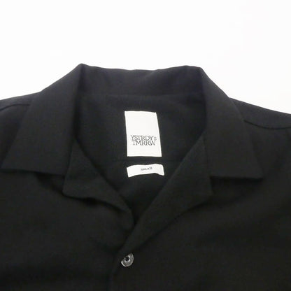 【中古】YSTRDY'S TMRRW | イエスタデイズトゥモロー TWILL&FLEECE LOITERING SHIRT 長袖シャツ YT-S0507 ブラック サイズ：S