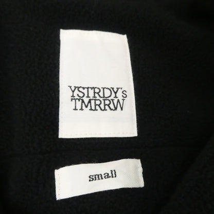 【中古】YSTRDY'S TMRRW | イエスタデイズトゥモロー TWILL&FLEECE LOITERING SHIRT 長袖シャツ YT-S0507 ブラック サイズ：S