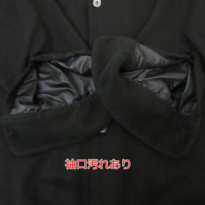 【中古】YSTRDY'S TMRRW | イエスタデイズトゥモロー TWILL&FLEECE LOITERING SHIRT 長袖シャツ YT-S0507 ブラック サイズ：S