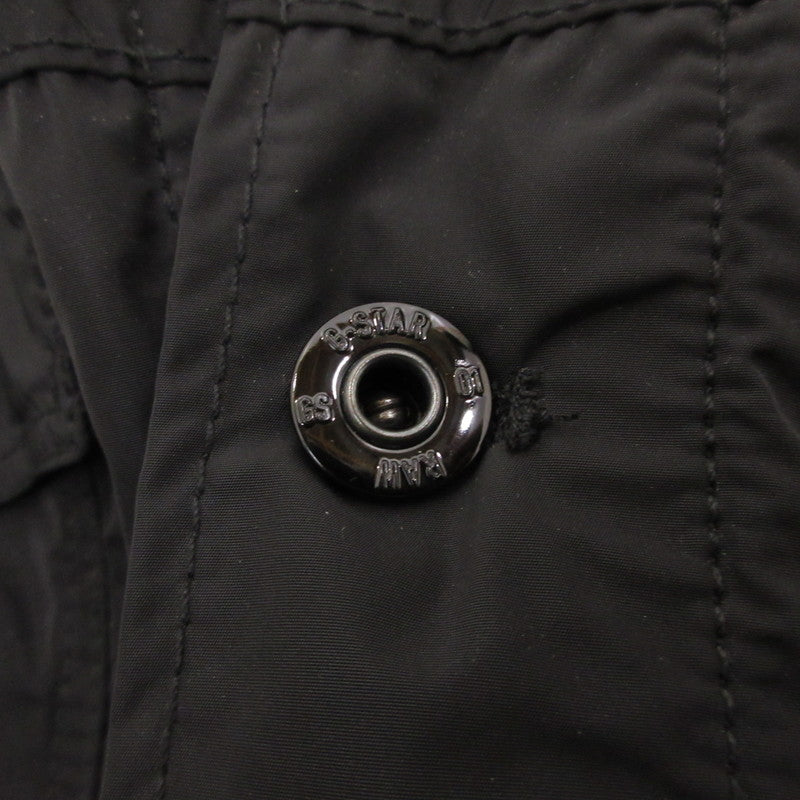 【中古】G-STAR | ジースター FLIGHT COMBAT JACKET ナイロンジャケット D19124-C655 ブラック サイズ：XS