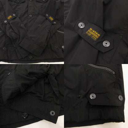 【中古】G-STAR | ジースター FLIGHT COMBAT JACKET ナイロンジャケット D19124-C655 ブラック サイズ：XS