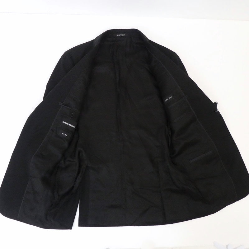 【中古】Emporio Armani | エンポリオ・アルマーニ G-LINE テーラードジャケット 11VGCA ブラック サイズ：1